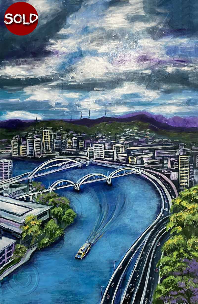 Painting of Brisbane River